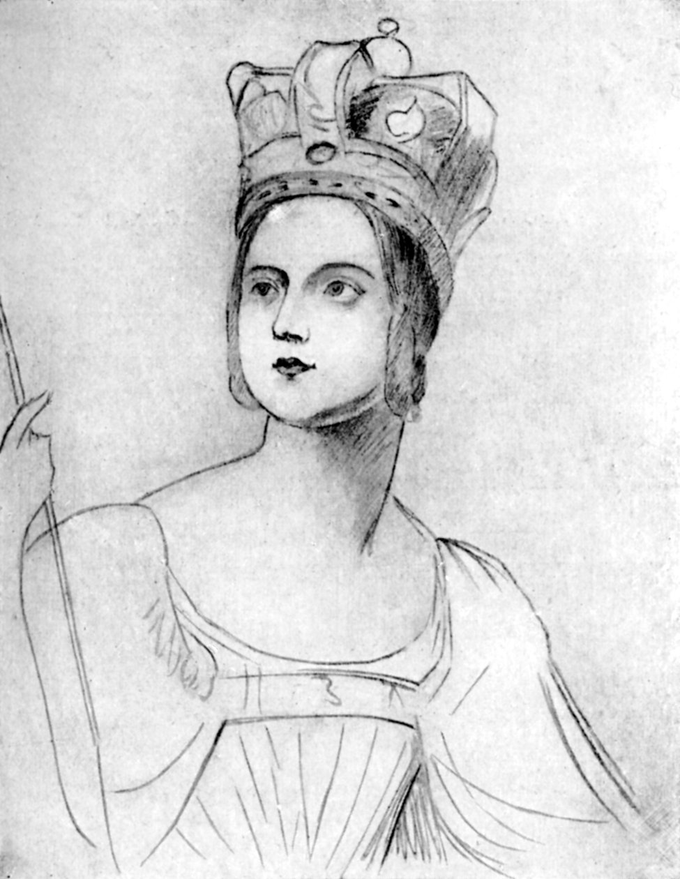 Kraliçe Victoria, taç giyme cübbesi içinde, 1837, 1901. by George Hayter