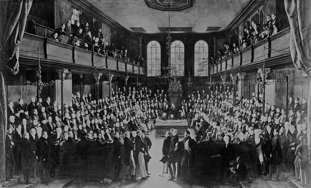 The House of Commons, 1833  by George Hayter