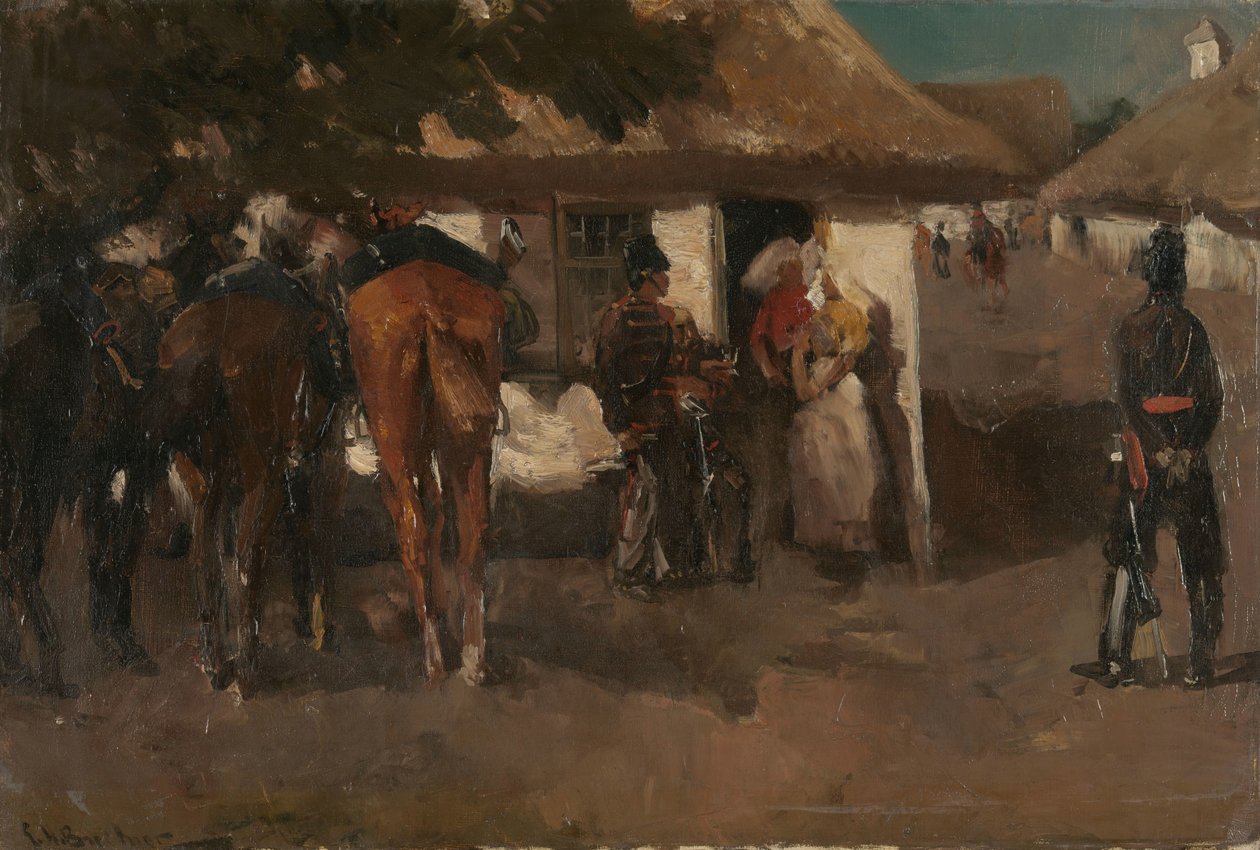 Birlikleri Kütüklemek by George Hendrik Breitner