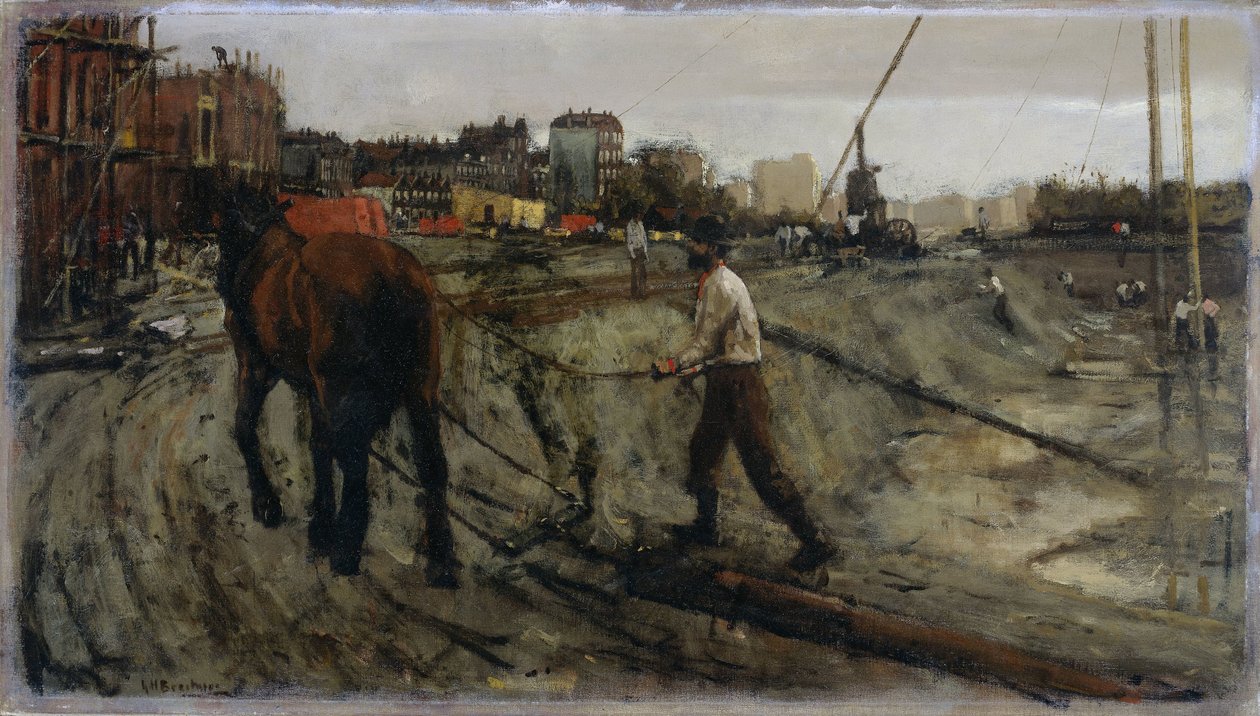 İnşaat alanı by George Hendrik Breitner