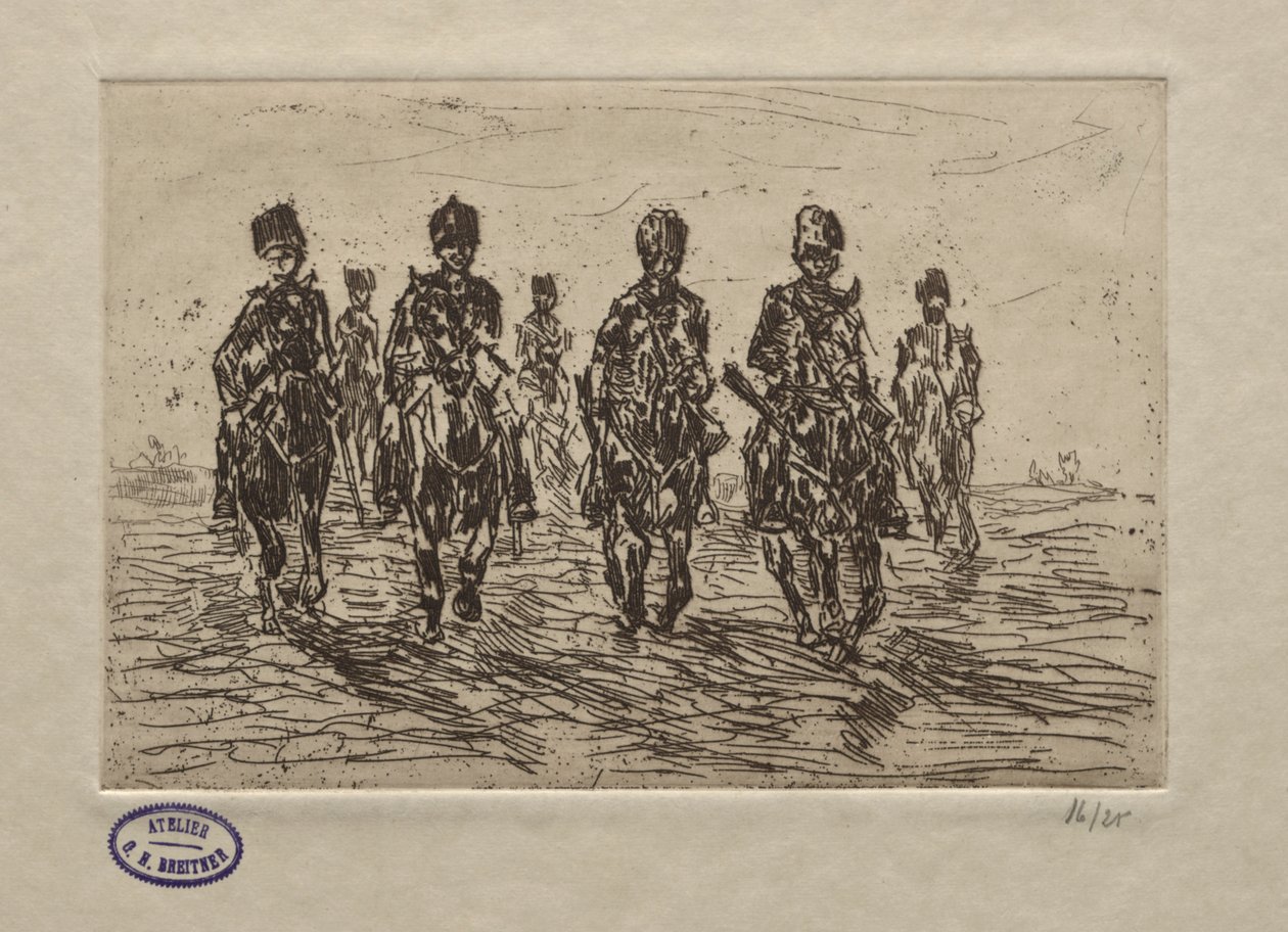 Süvari Sahnesi by George Hendrik Breitner