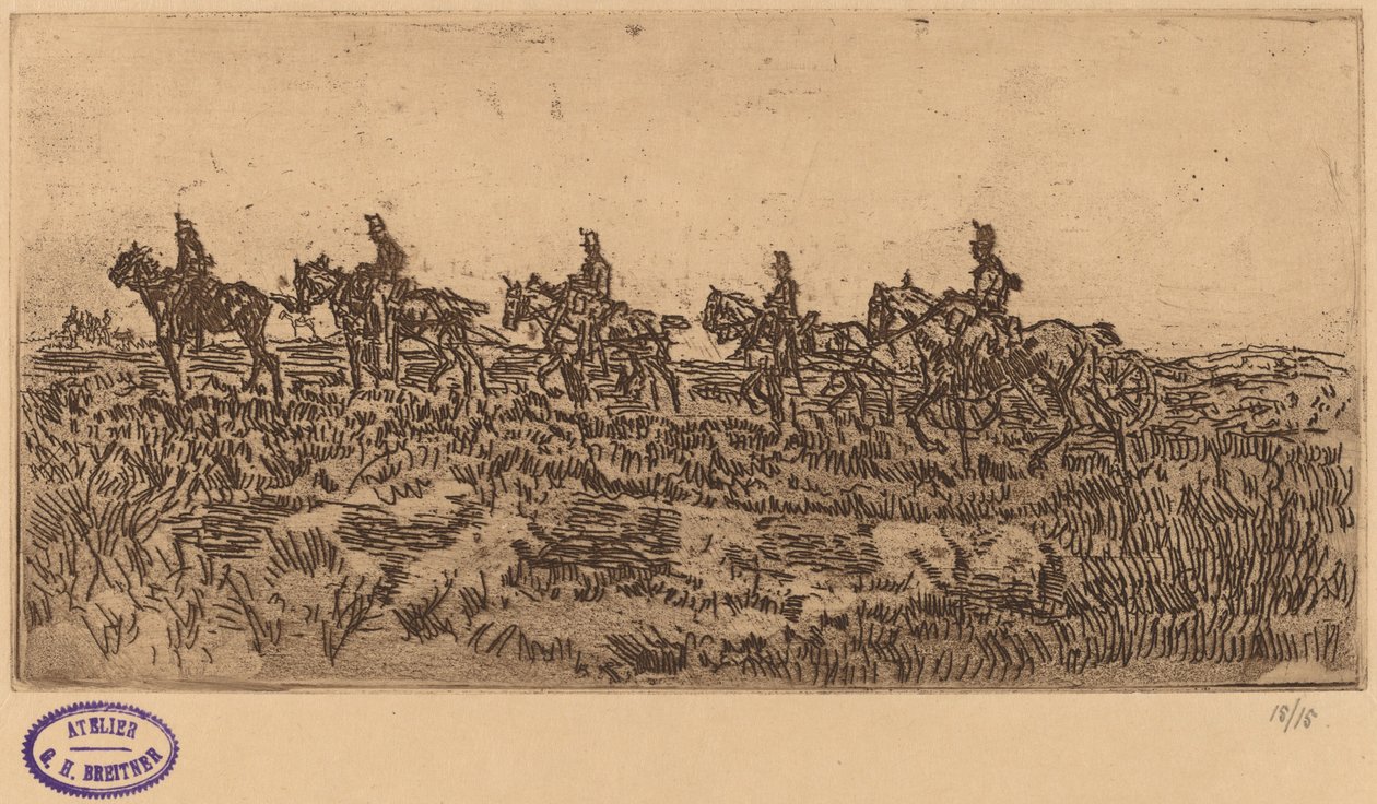Hussars Binme Tek Sıra by George Hendrik Breitner