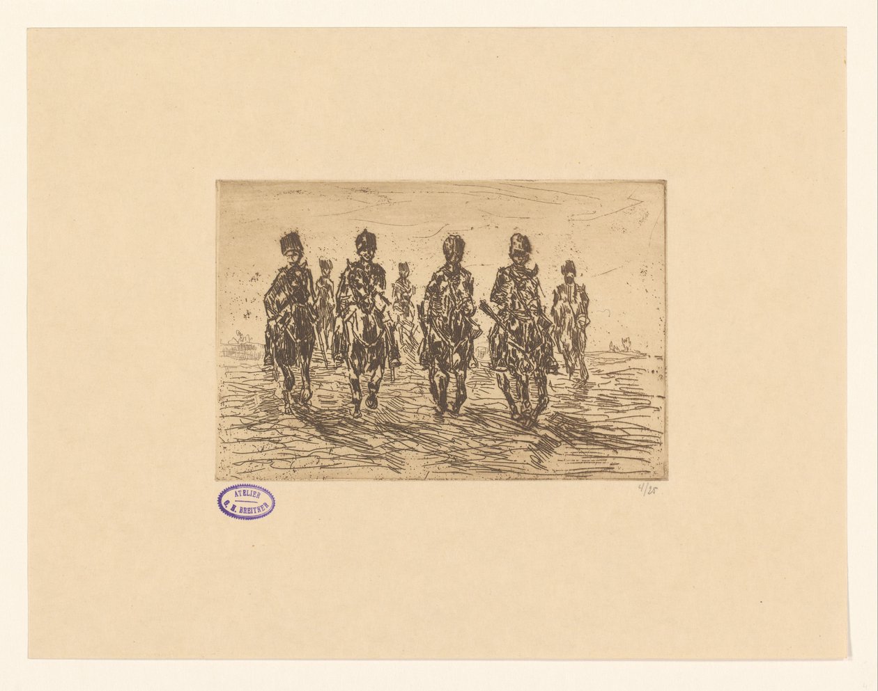 Dörtnala süvari süvarileri by George Hendrik Breitner