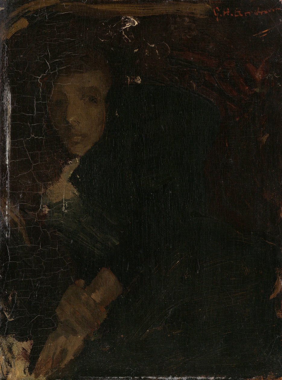 MCJ (Marie) Jordan (1866-1948), Sanatçının Karısı by George Hendrik Breitner