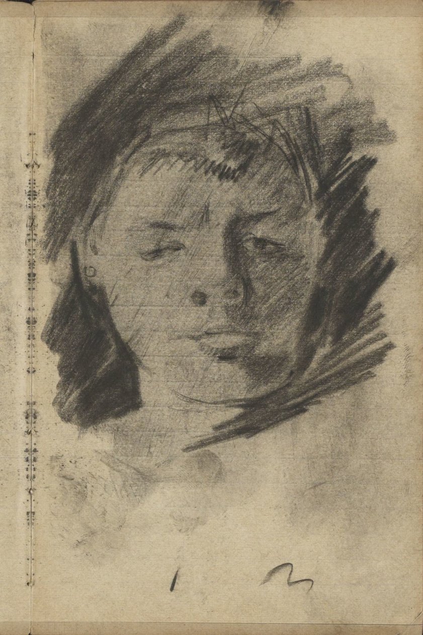 Bilinmeyen bir kadının portresi by George Hendrik Breitner