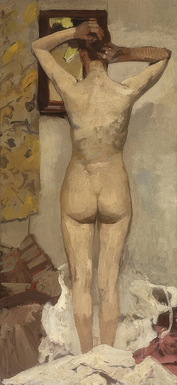 1893 civarında çıplak ayakta by George Hendrik Breitner