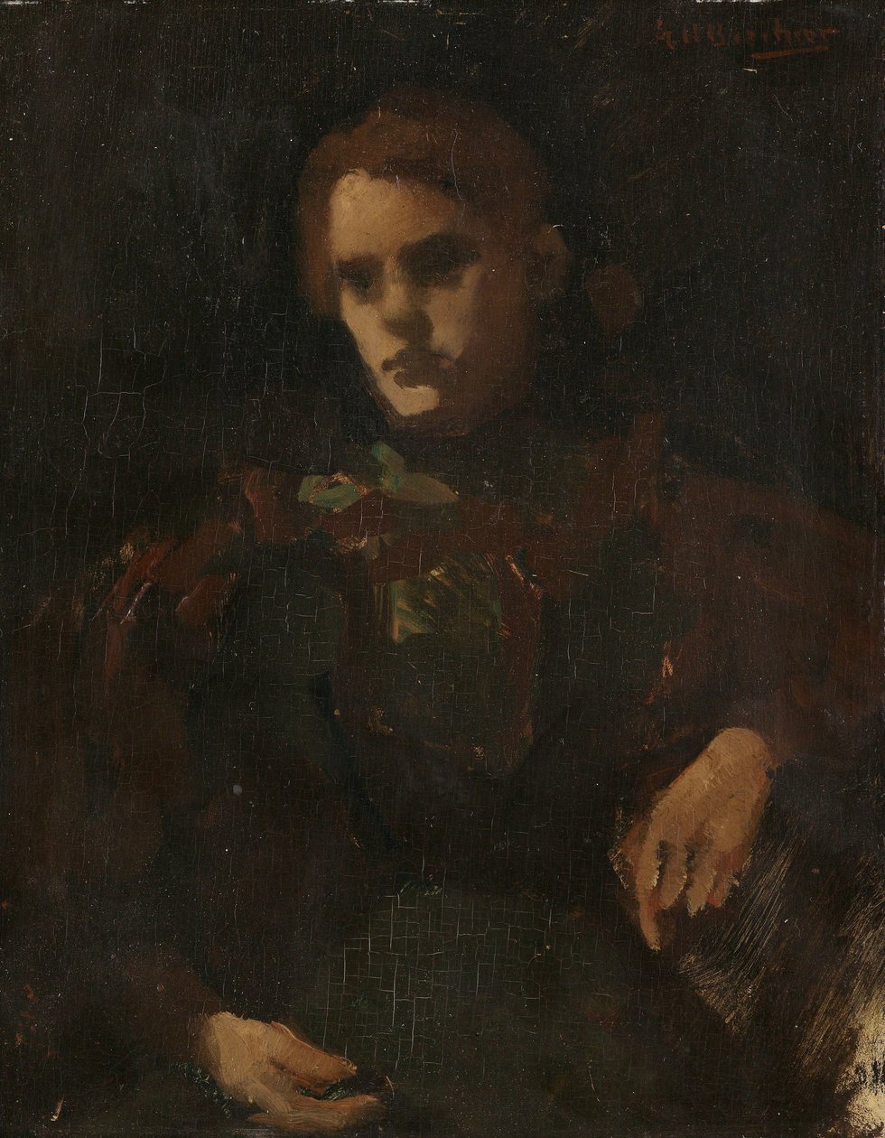 Modelden Sonra Çalışma (Geesje Kwak?) by George Hendrik Breitner