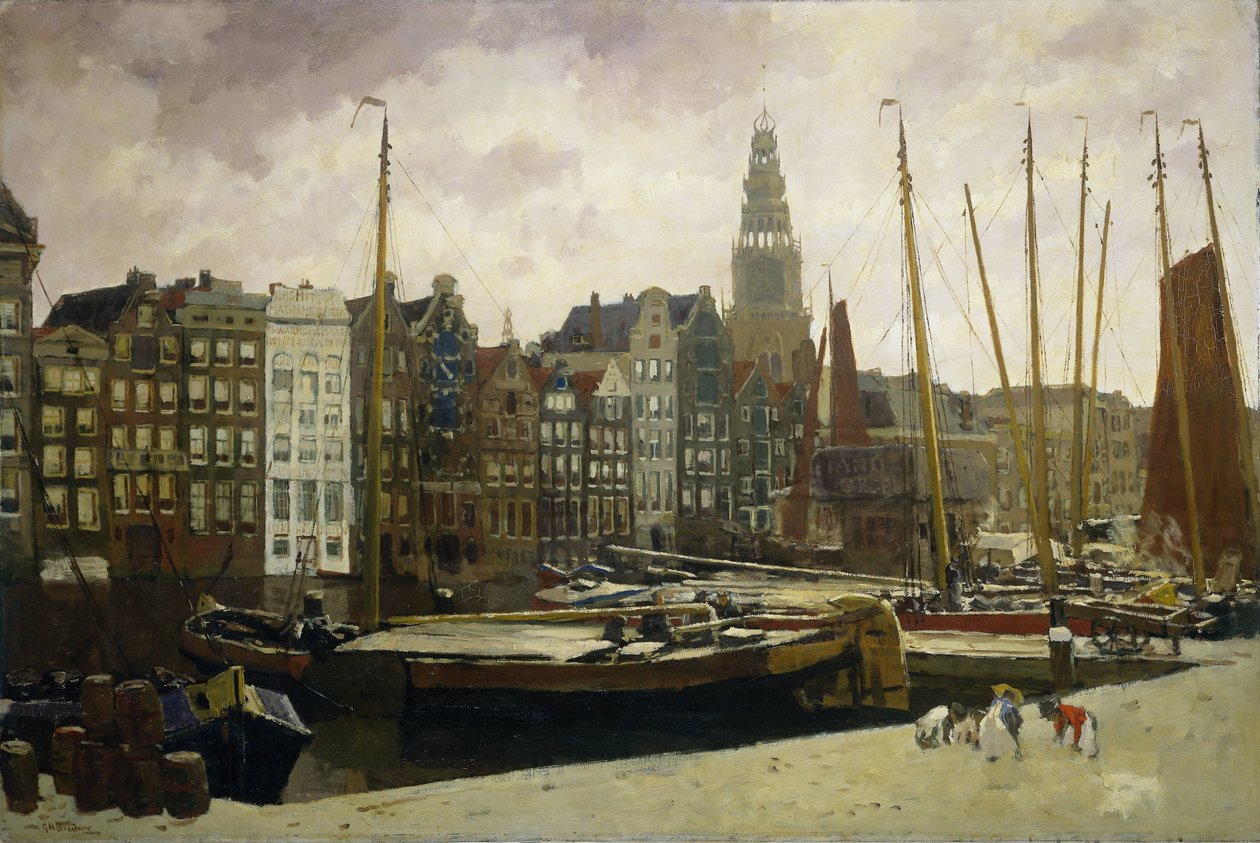 Damrak, Amsterdam by George Hendrik Breitner