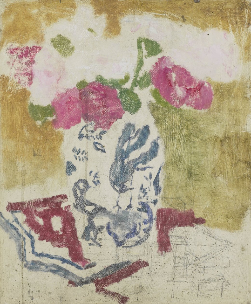 Pembe Çiçekli Vazo by George Hendrik Breitner