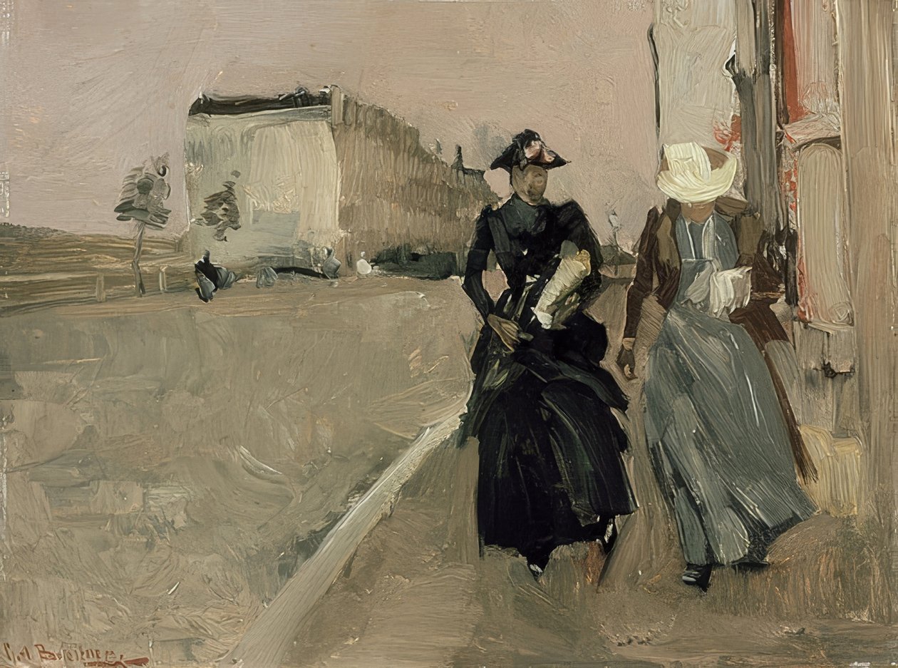 Rüzgar esintisi. 1900 civarında by George Hendrik Breitner