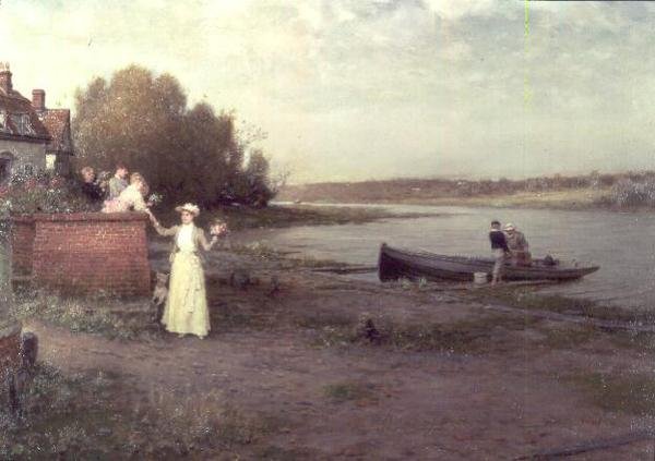 Birkaç Veda Daha, 1890 by George Henry Boughton