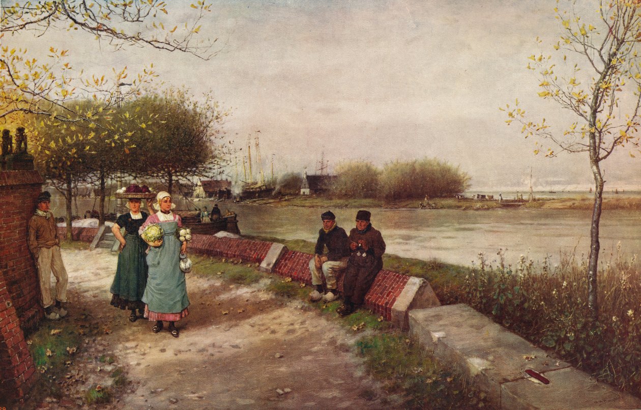 Bir Selamlaşma Değişimi, c1900 by George Henry Boughton