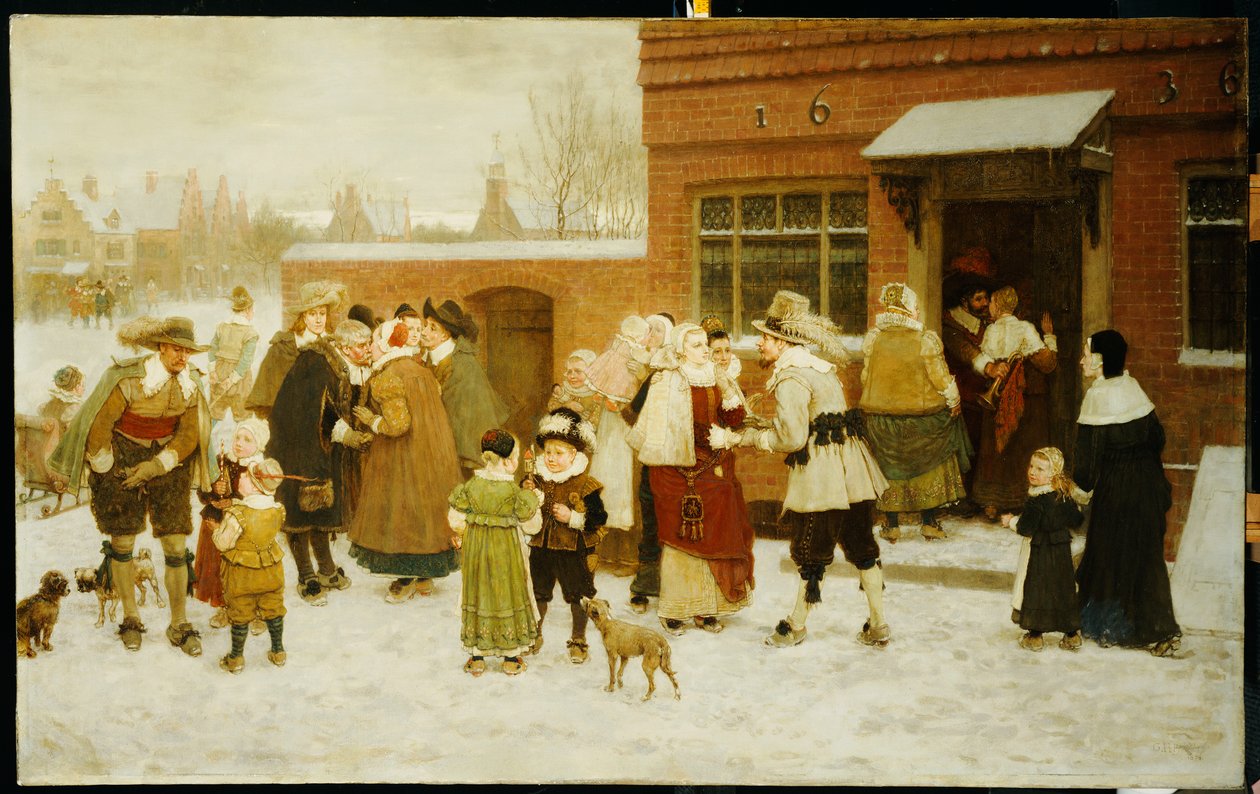 Yılbaşı, Yeni Amsterdam, 1876 by George Henry Boughton