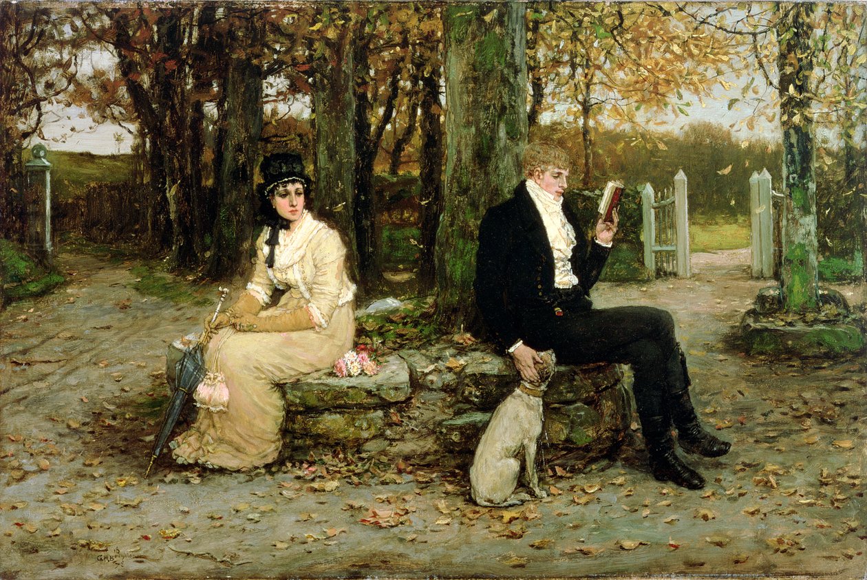 Azalan Balayı, 1878 by George Henry Boughton