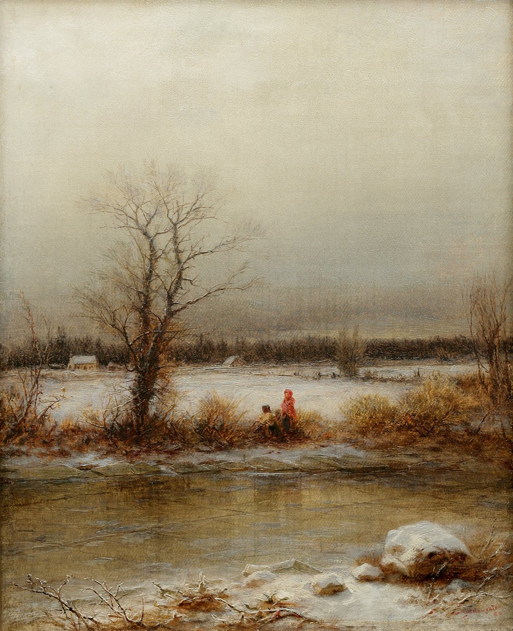 Kış Manzarası, 1860 by George Henry Boughton