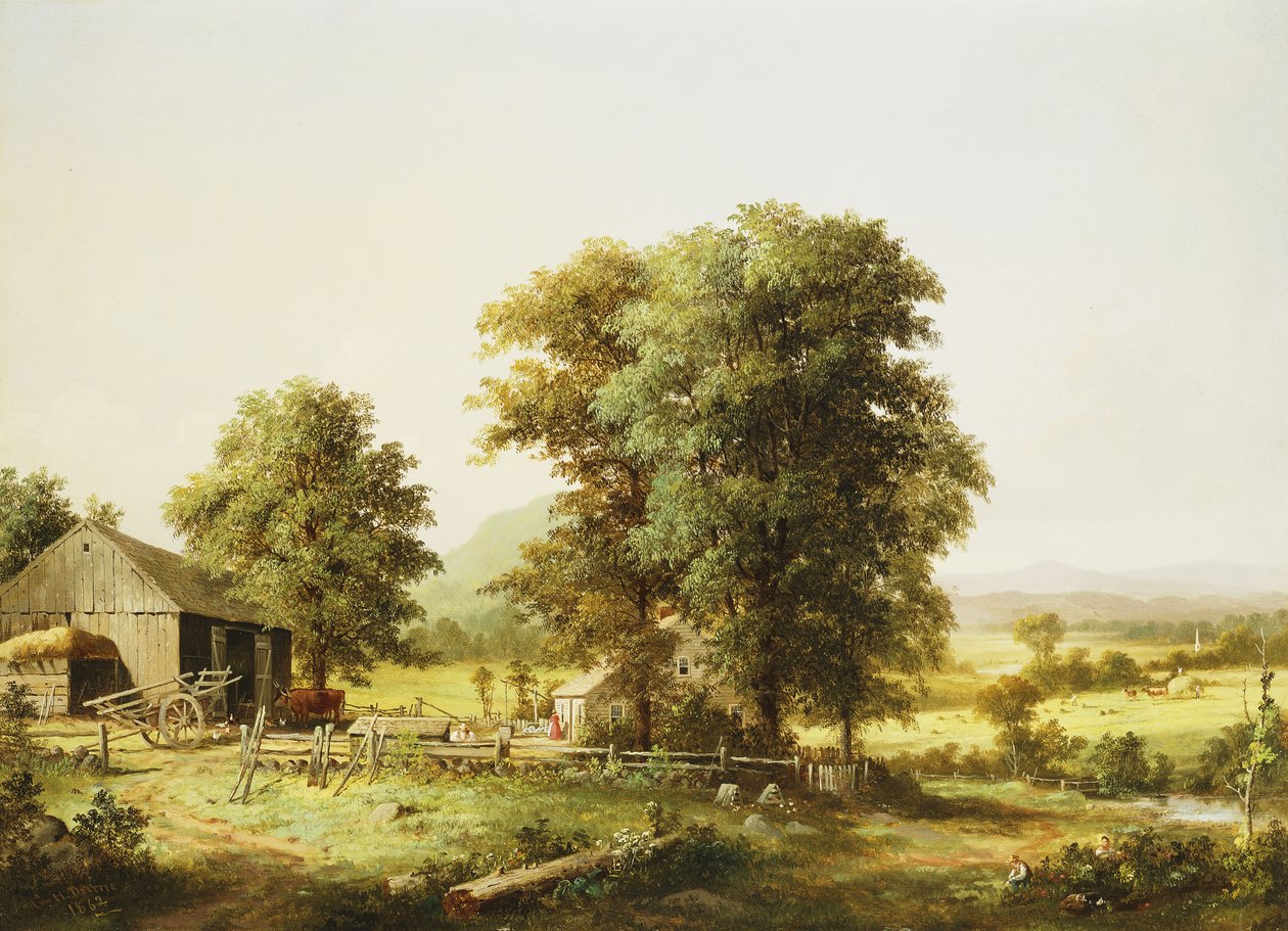 Yaz Çiftliği Sahnesi, 1862 by George Henry Durrie