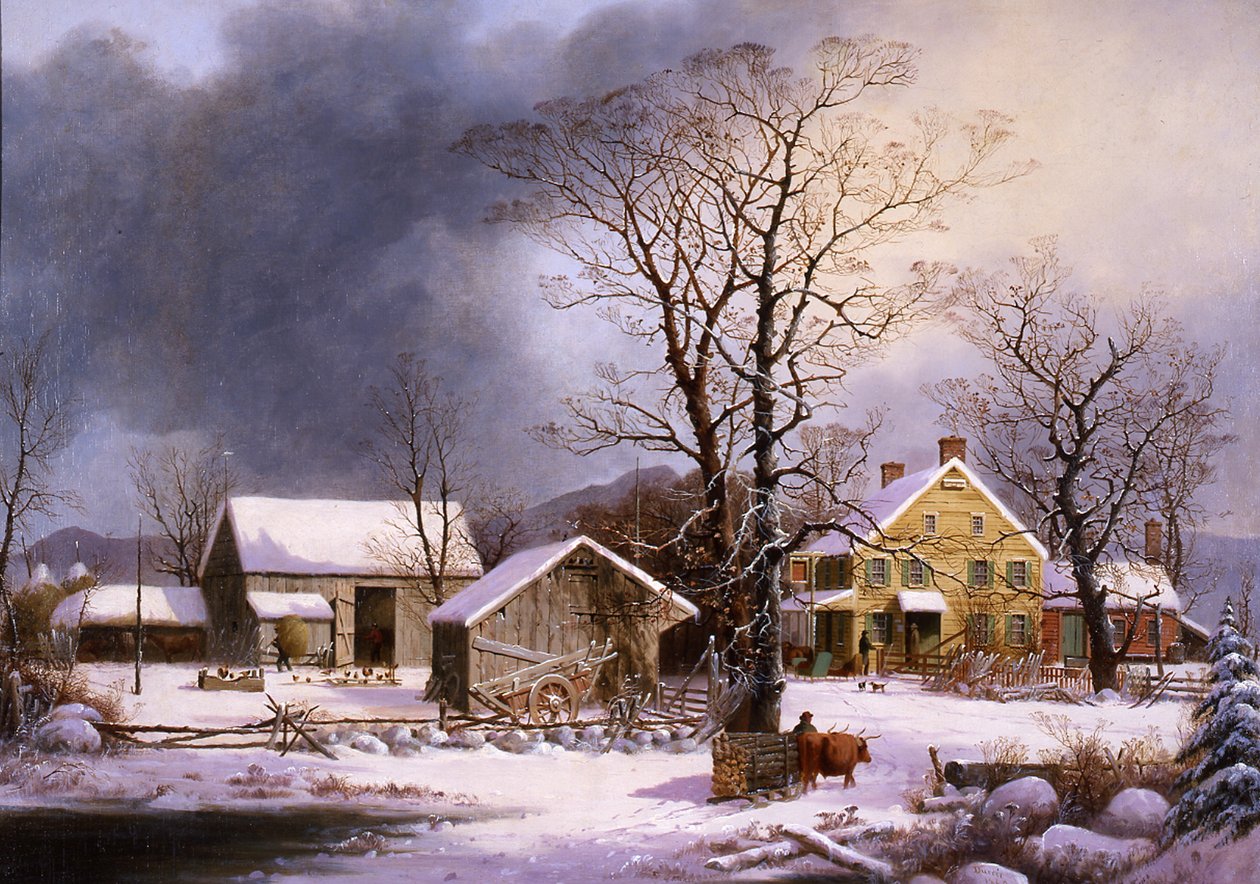 Ülkede Kış, 1862 by George Henry Durrie