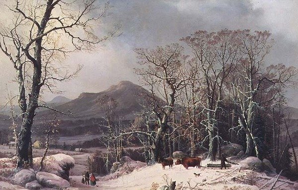 Kışlık Ahşap by George Henry Durrie