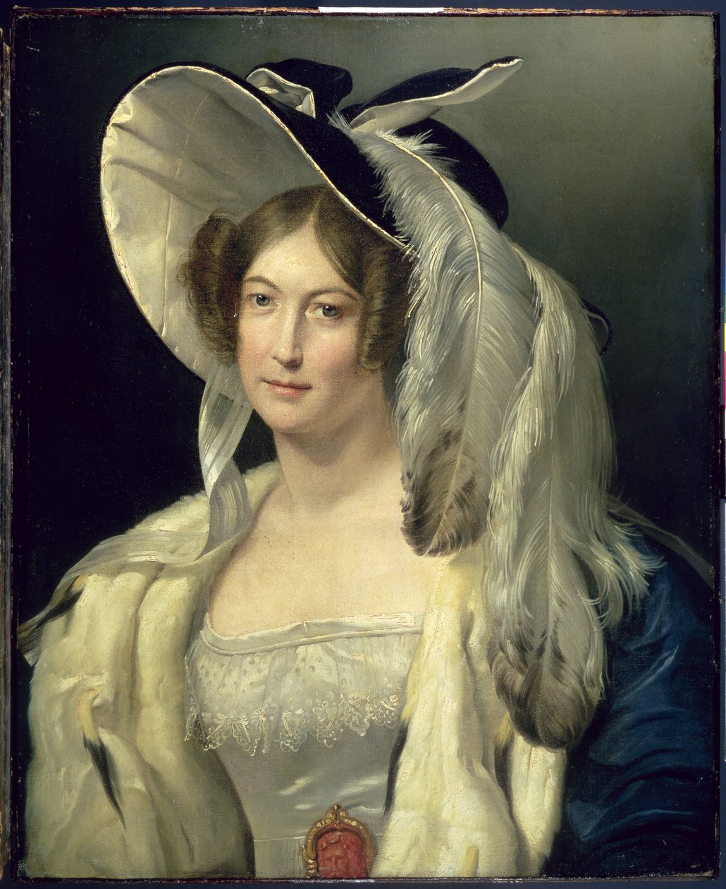 Victoria May Louise, Kent Düşesi (1786-1861), c.1830-40 by George Henry Harlow