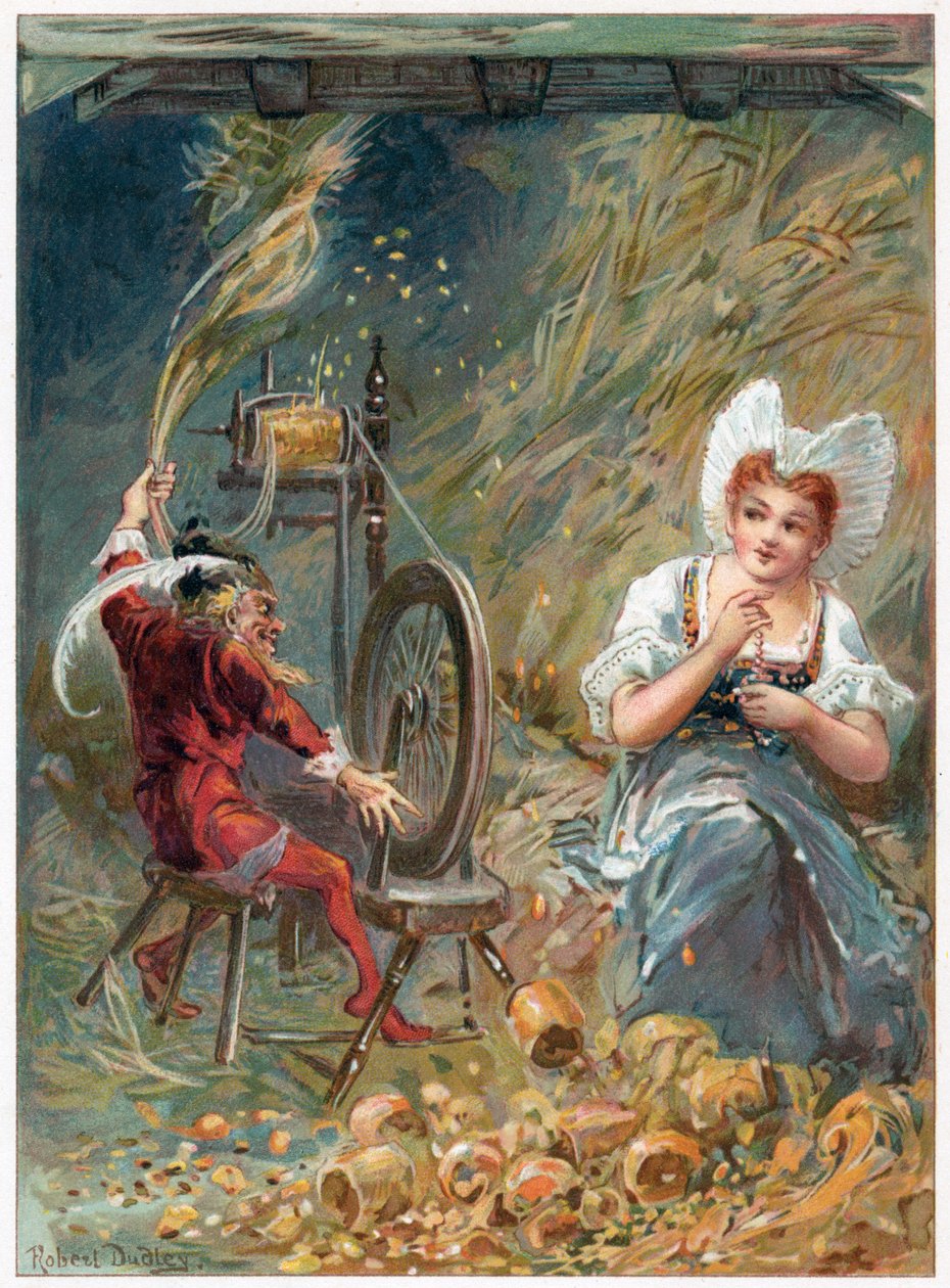 Rumpelstiltskin iplik eğirme, Ernest Mister tarafından yayınlanan 