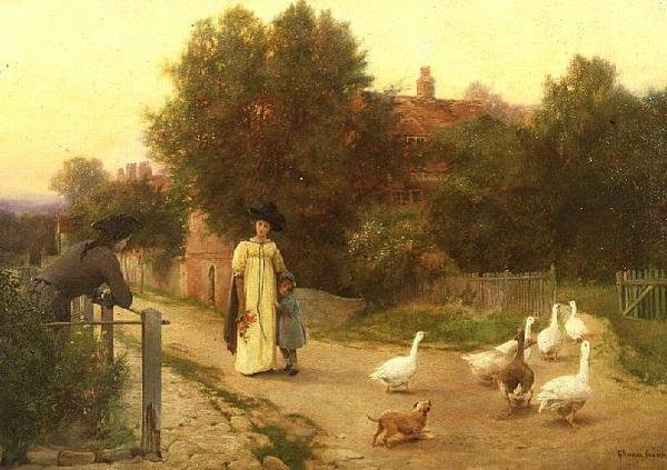 Kazları yuvarlamak by George Hillyard Swinstead