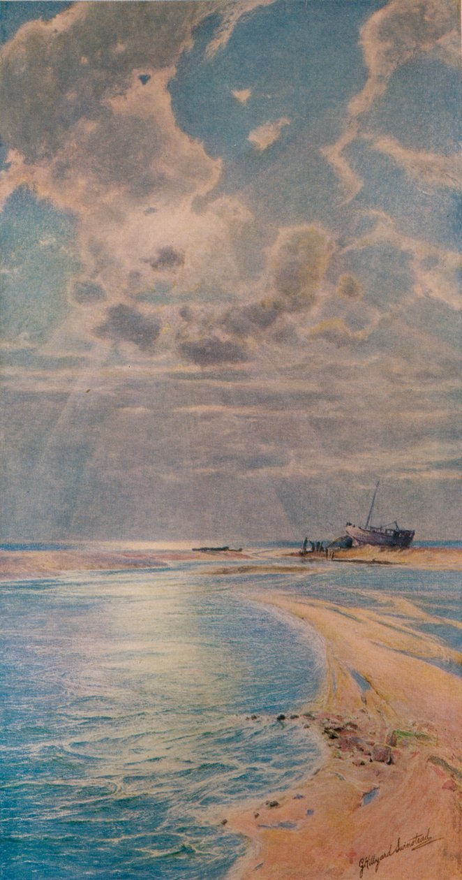 Altın Çubuk Üzerinde Gümüş Işık, Ambleteuse, c1901 by George Hillyard Swinstead