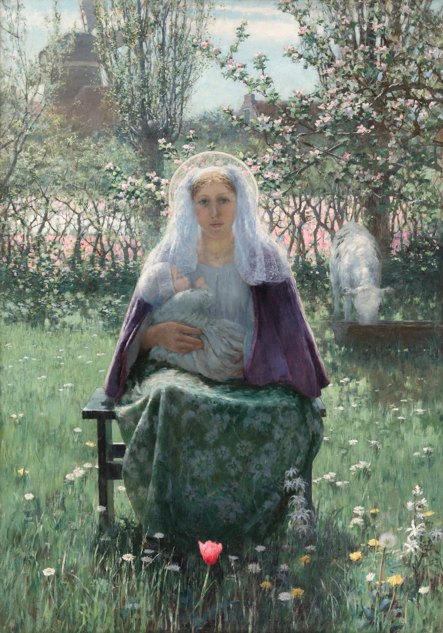 Kutsanmış Anne by George Hitchcock
