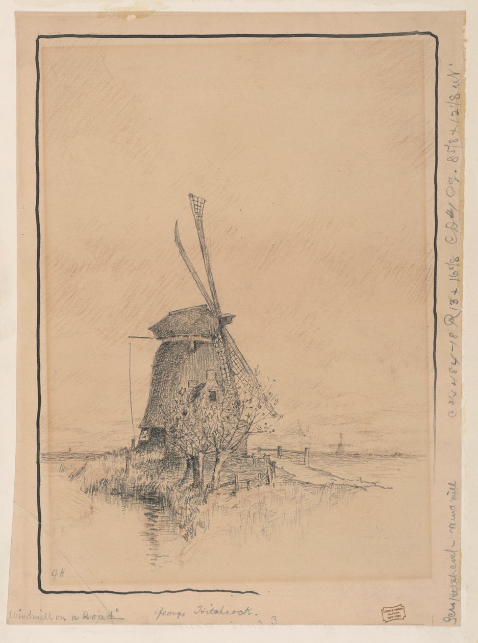 Yoldaki Yel Değirmeni by George Hitchcock