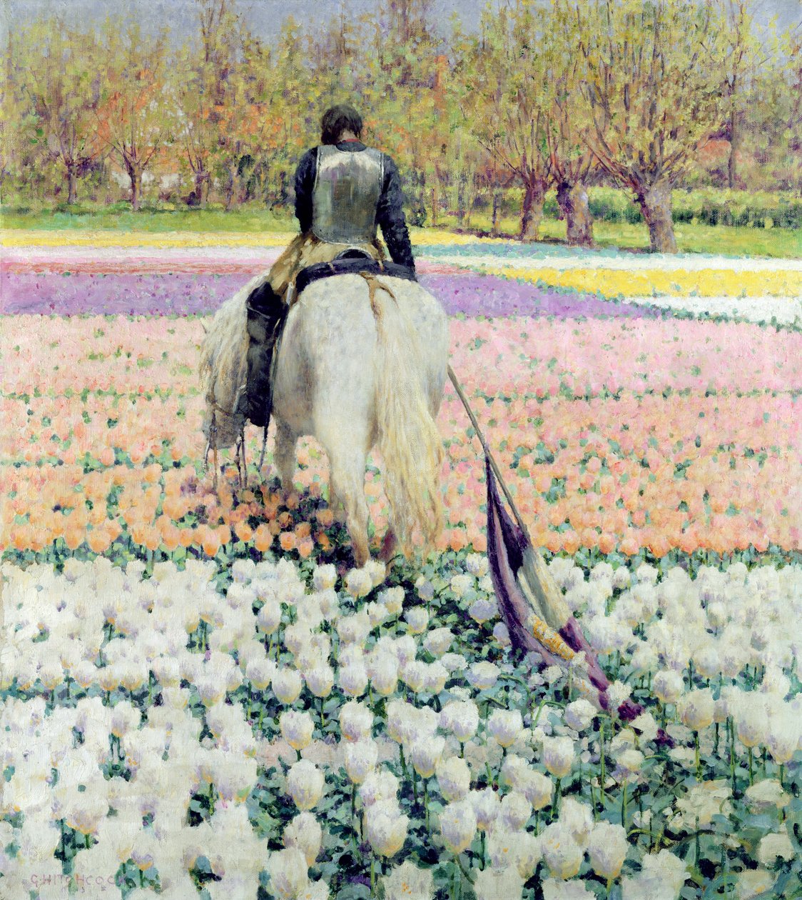 mağlup, 1895 by George Hitchcock