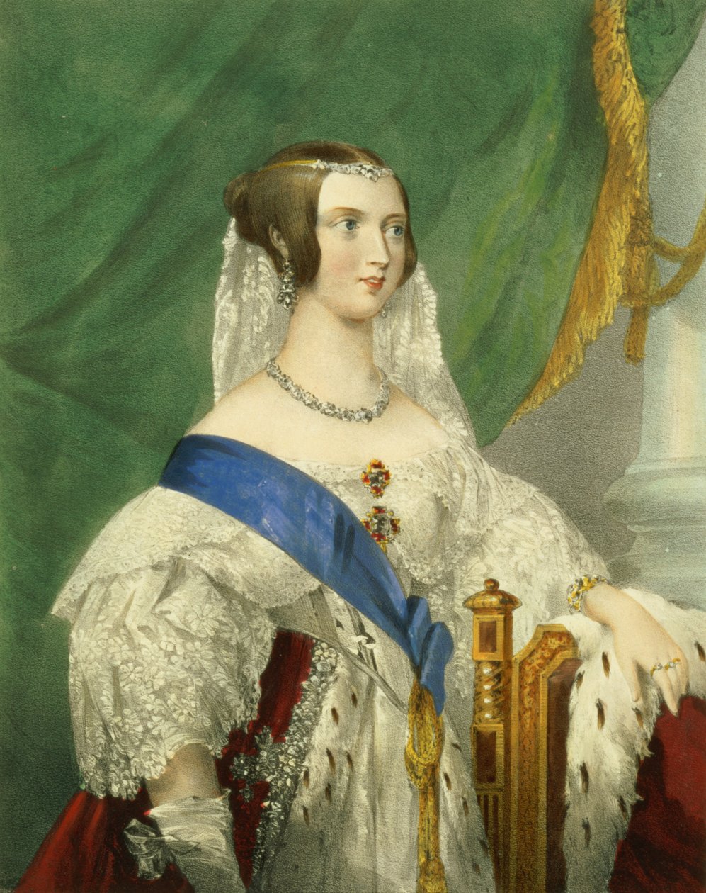 En Merhametli Majesteleri, Kraliçe Victoria (1819-1901), James Henry Lynch tarafından kazınmıştır (fl.1815-68) by George Howard