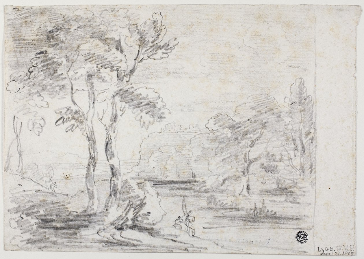 Arkadya Manzarası, 1805 by George Howland Beaumont