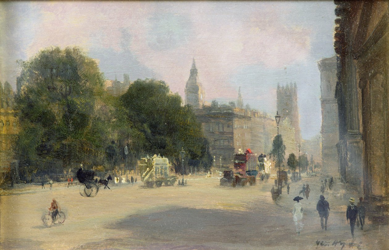 Erken Öğleden Sonra, Whitehall, Londra by George Hyde Pownall