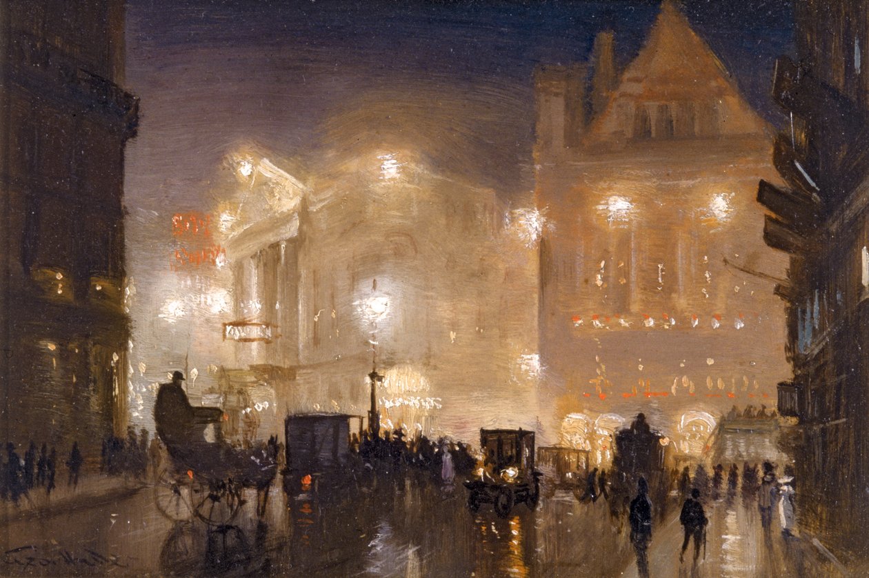 Haymarket, Londra, c.1910 by George Hyde Pownall