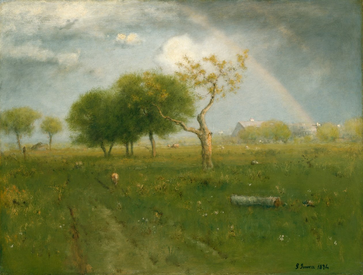 Bir Yaz Duşundan Sonra by George Inness