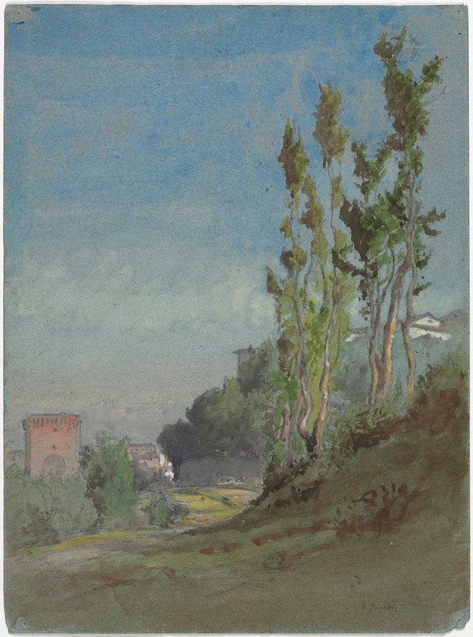 Albano, İtalya by George Inness