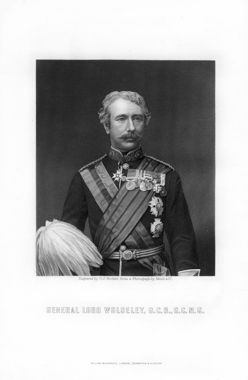 Garnet Joseph Wolseley, 1. Vikont Wolseley, İngiliz Mareşal, 1893. by George J. Stodart