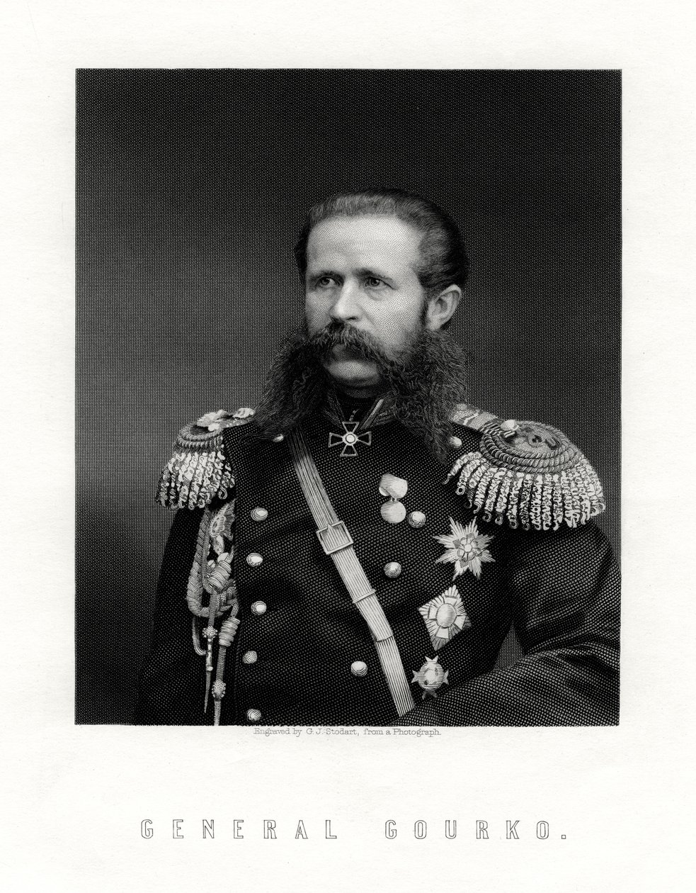 Iosif Vladimirovich Gurko, Rus Mareşali, 19. yüzyıl by George J. Stodart