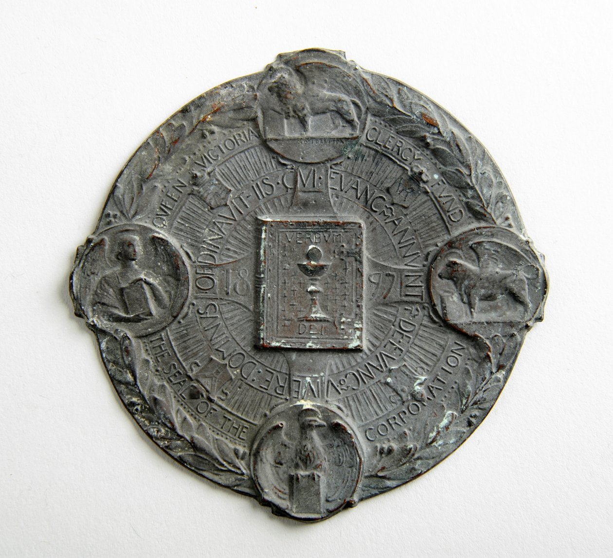 Kraliçe Victoria Ruhban Fonu için Mühür (bakır) by George James Frampton