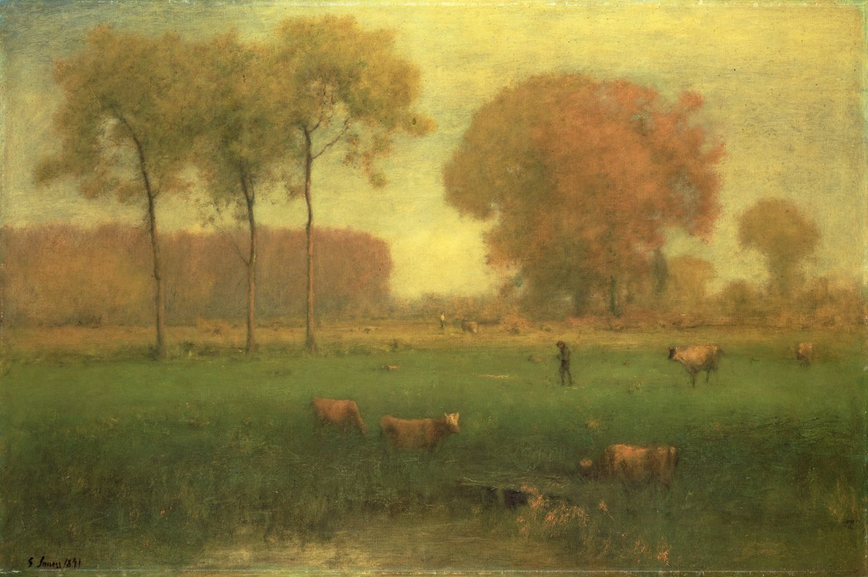 Hint Yazı, 1891 by George Jnr. Inness