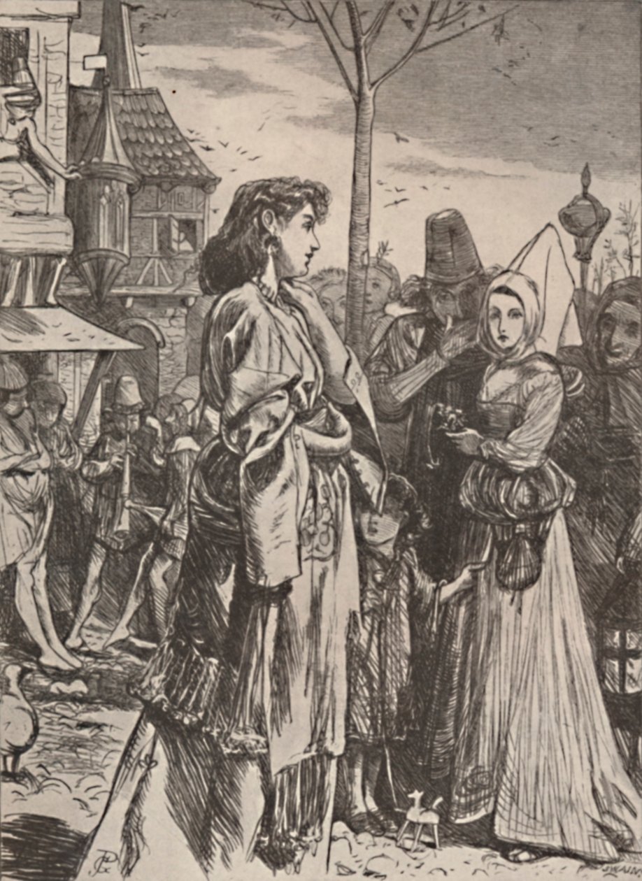 A Becketts Troth., c1860-1875, 1923 şiirinden örnek by George John Pinwell