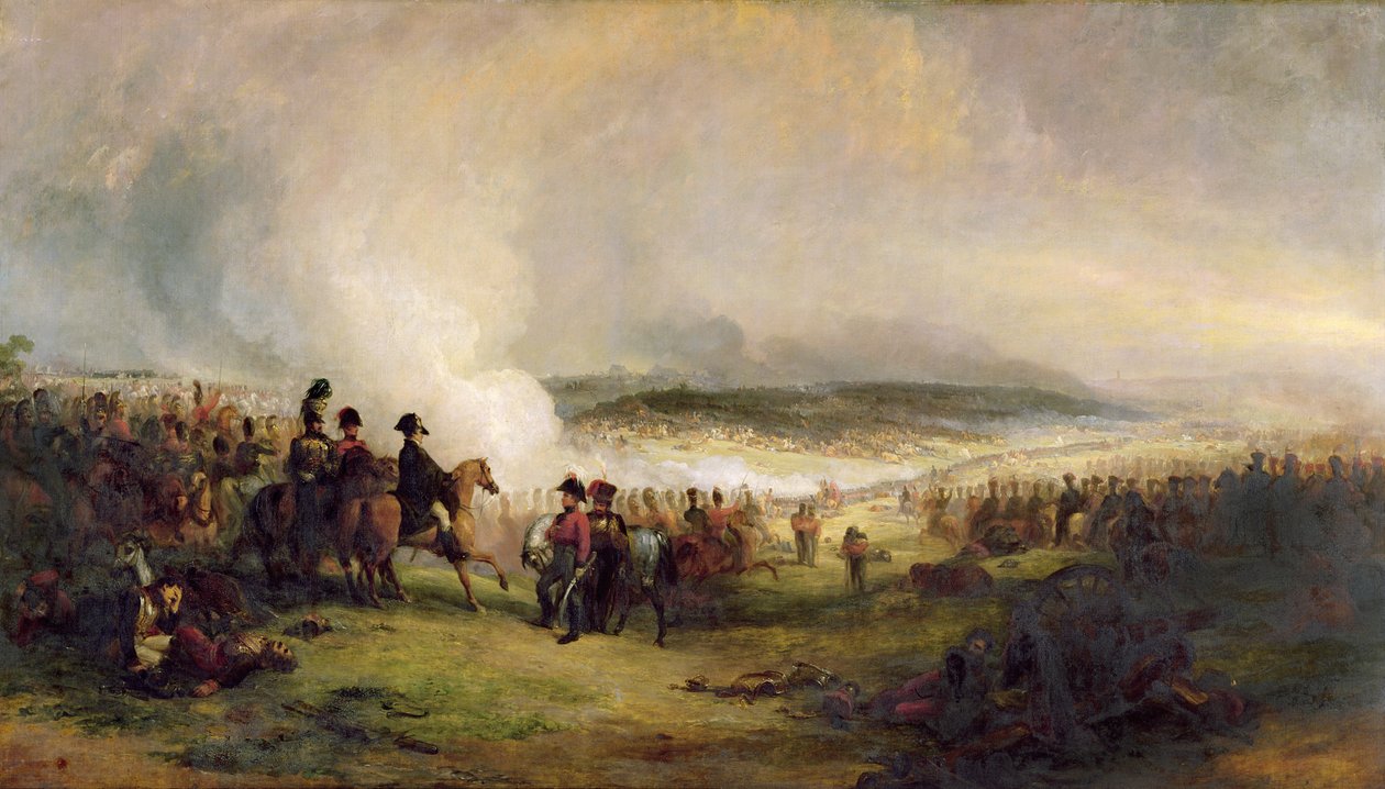 Waterloo Savaşı (tuval üzerine yağlıboya) by George Jones