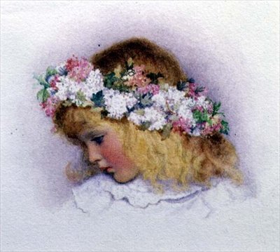Mayıs Kraliçesi (kağıt üzerine sulu boya) by George Lawrence Bulleid