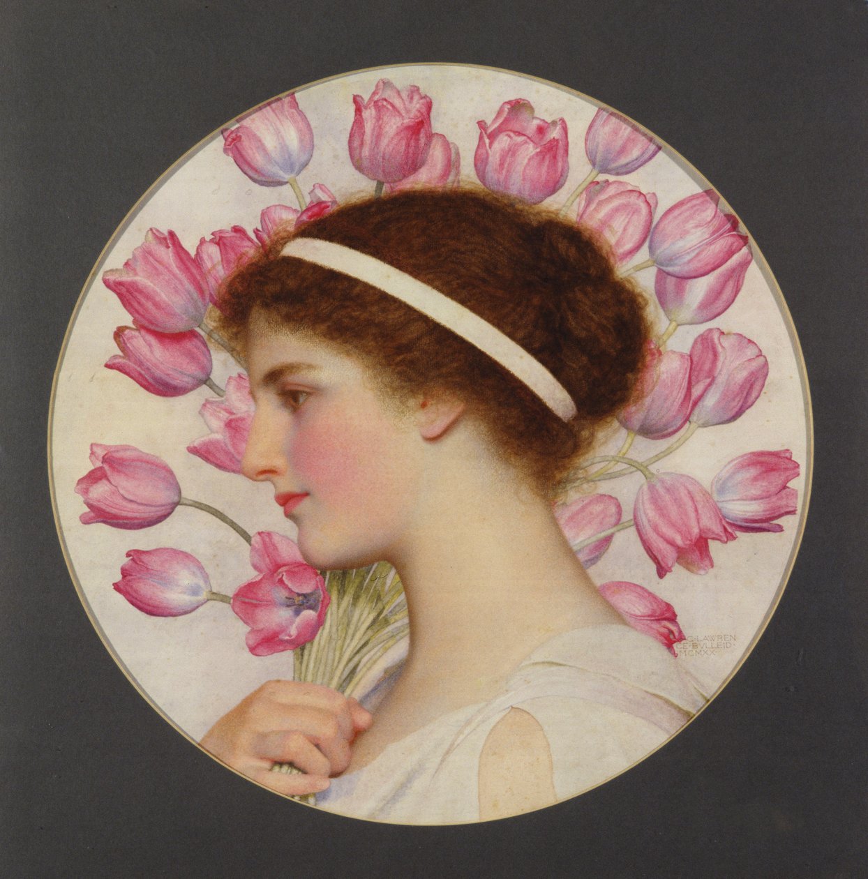 Lale Festivali, c.1920 (kağıt üzerinde wc) by George Lawrence Bulleid