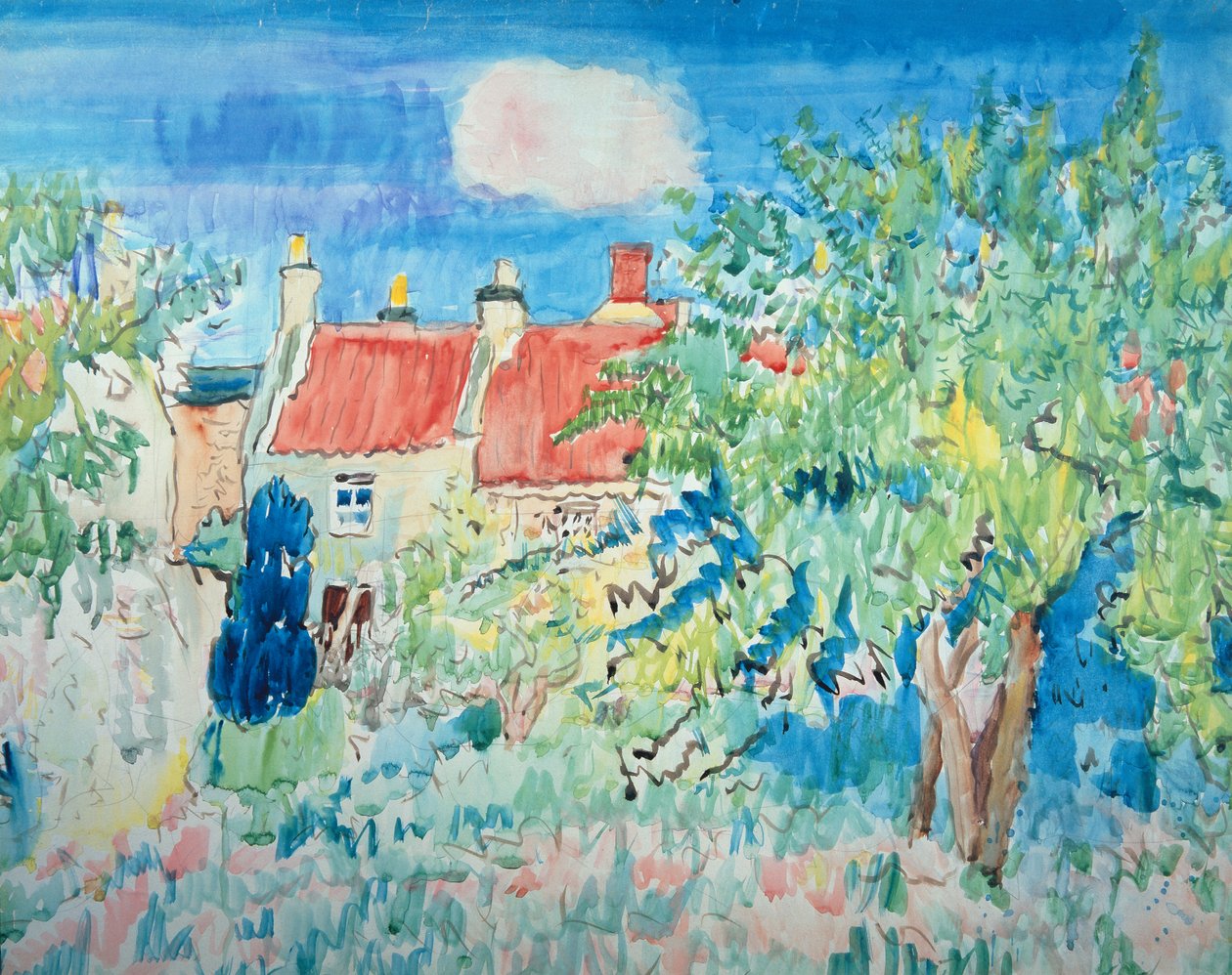 Güneşli Bir Gün, Ceres, Fife by George Leslie Hunter