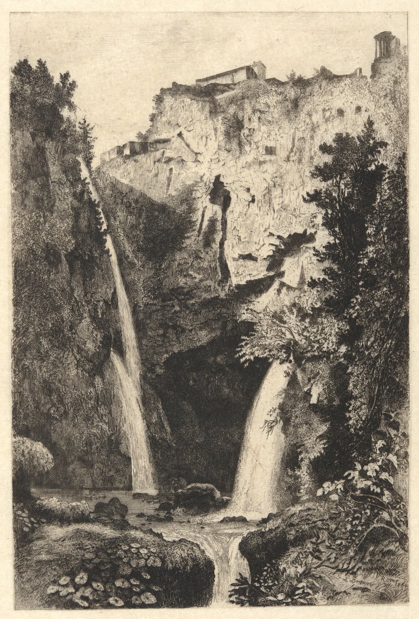 Tivoli Şelaleleri by George Loring Brown