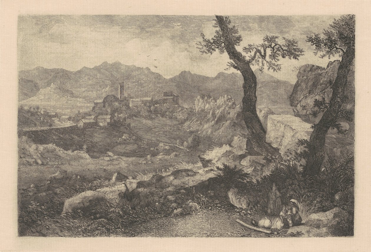 Yakın Roma Görünümü by George Loring Brown