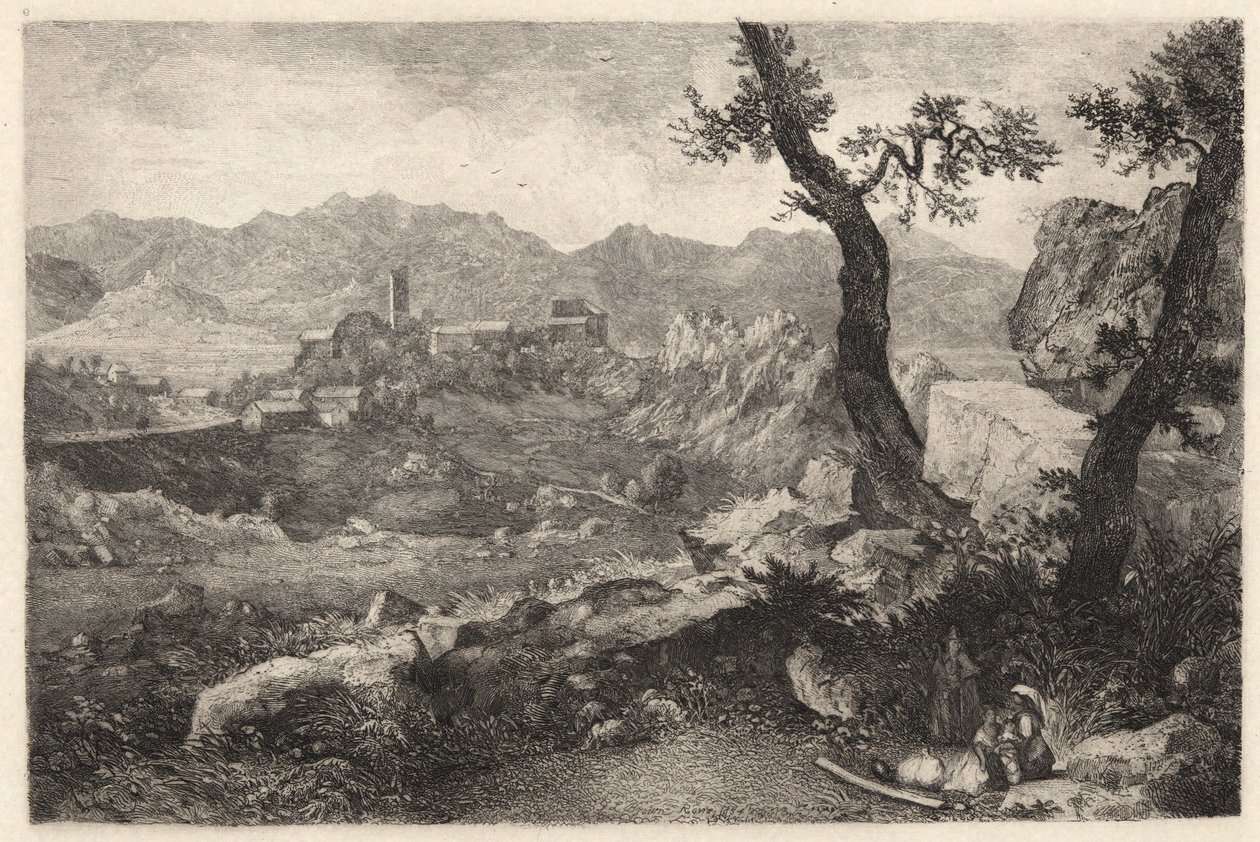 Yakın Roma Görünümü by George Loring Brown