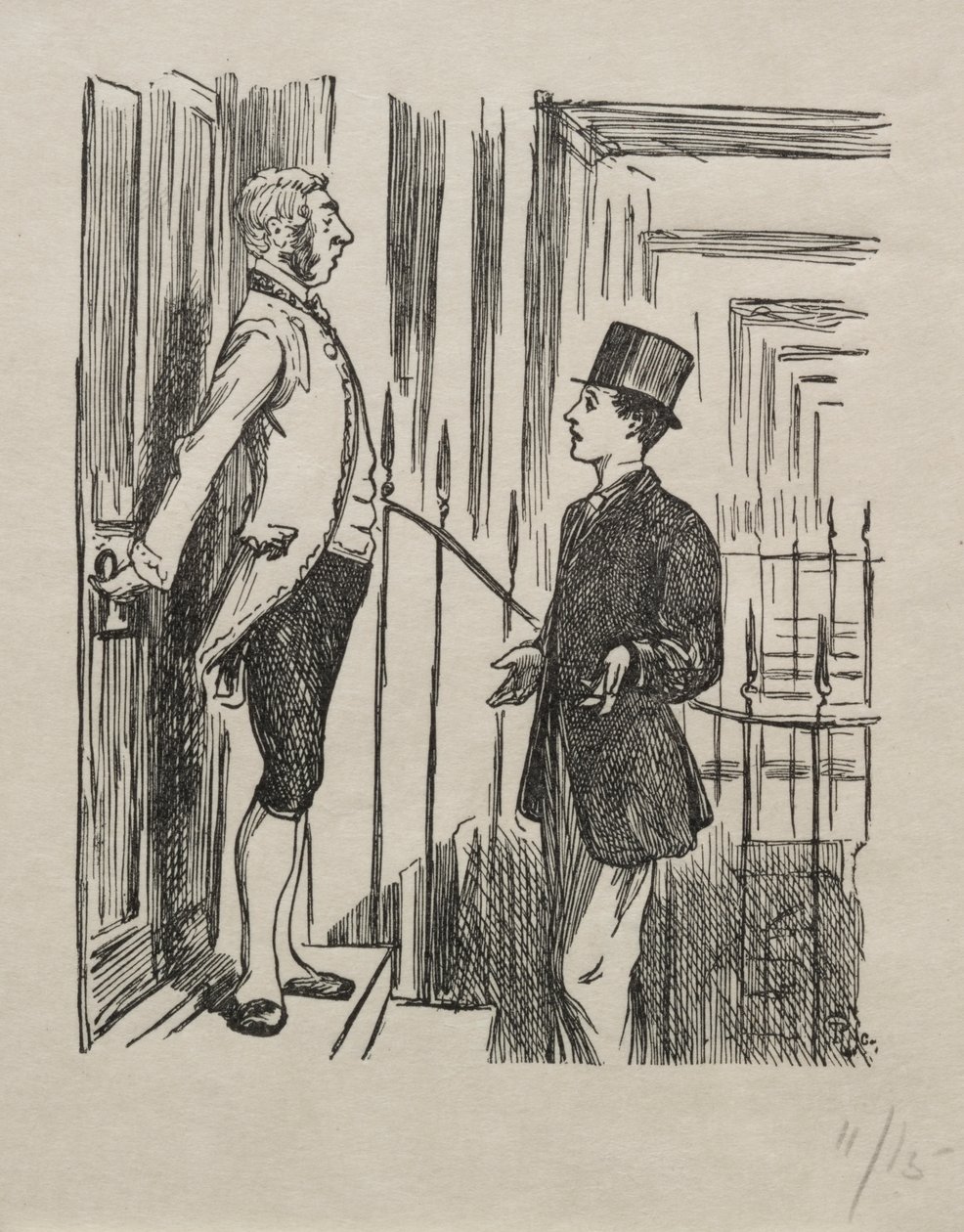 Bir Mulready Zarf Arayışında Coelebs by George Louis Palmella Busson Du Maurier