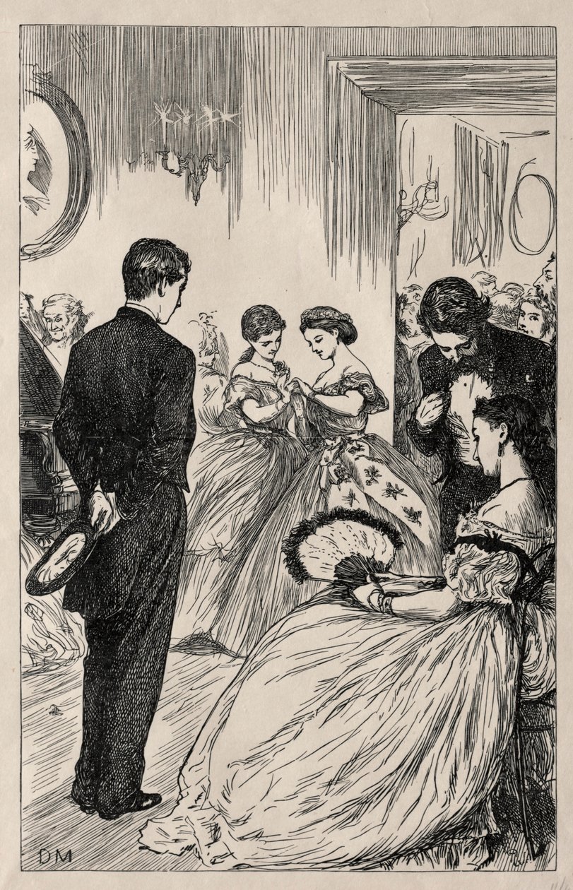 Bir Mulready Zarf Arayışında Coelebs, 1865. by George Louis Palmella Busson Du Maurier