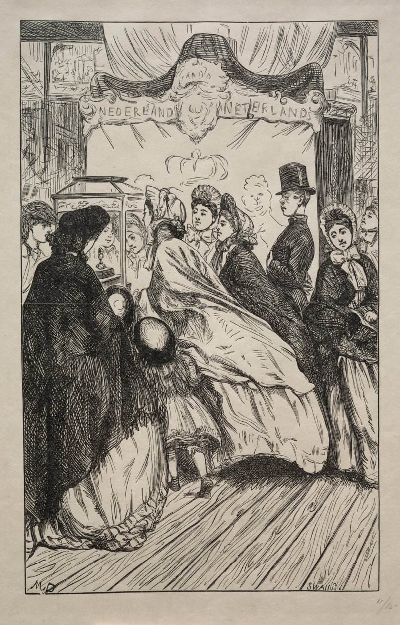Mücevherler - Büyük Sergide, 1862. by George Louis Palmella Busson Du Maurier
